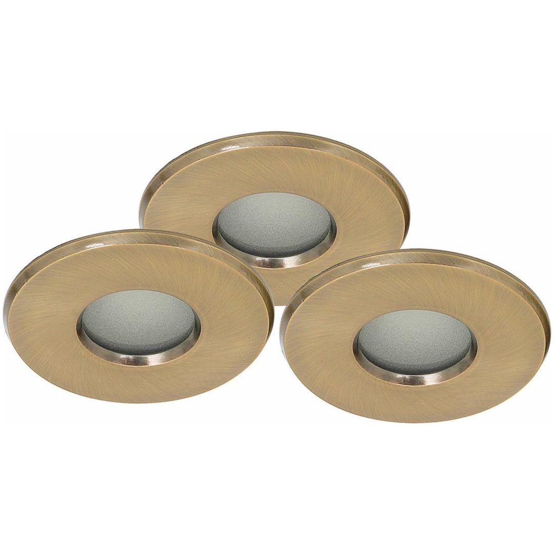 Downlightset, 12V, MD-54S, Antikmässing, IP44 MALMBERGS