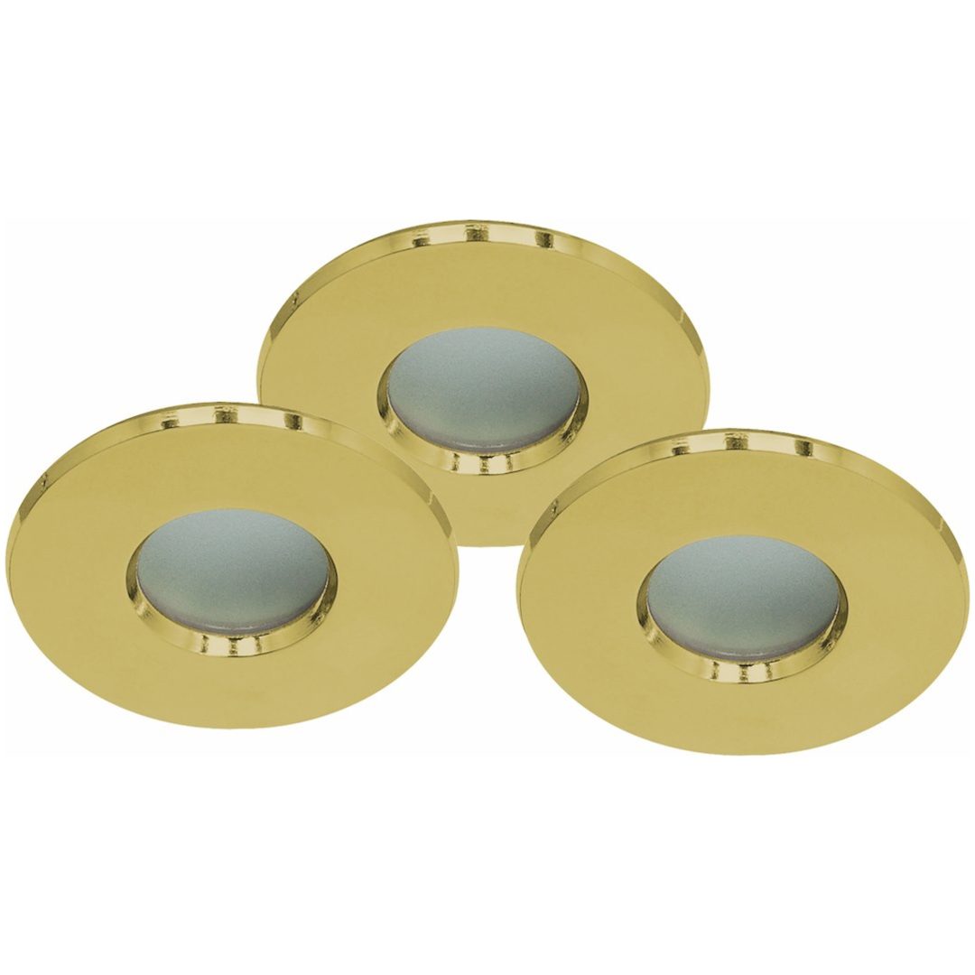 Downlightset, 12V, MD-54S, Mässing, IP44 MALMBERGS
