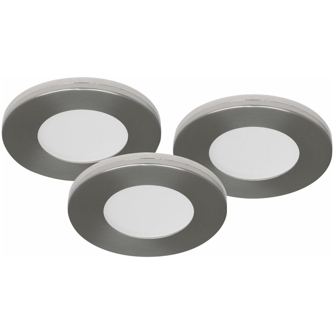 Downlightset MD-305, LED, 9W, 230V, Satin, IP21 MALMBERGS