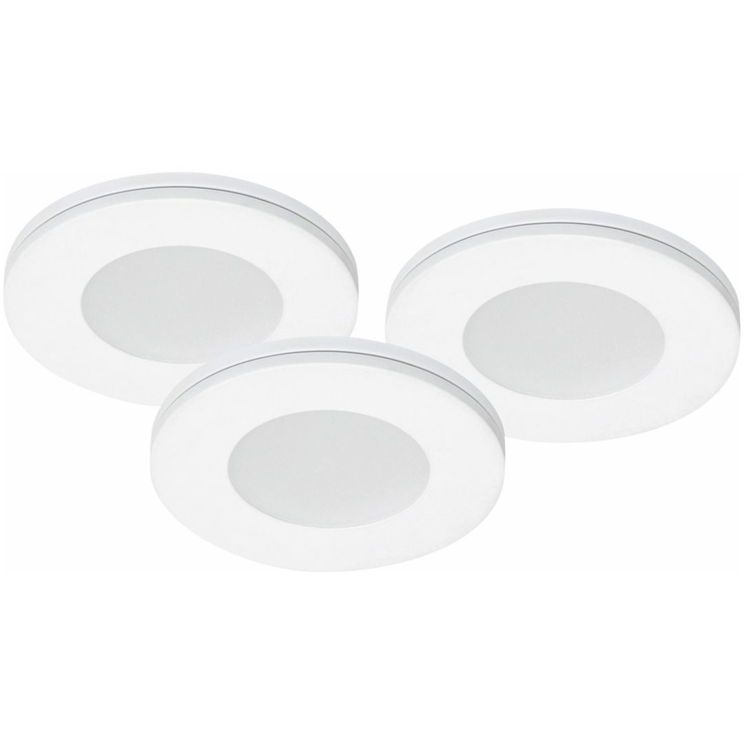 Downlightset MD-305, LED, 9W, 230V, Vit, IP21 MALMBERGS