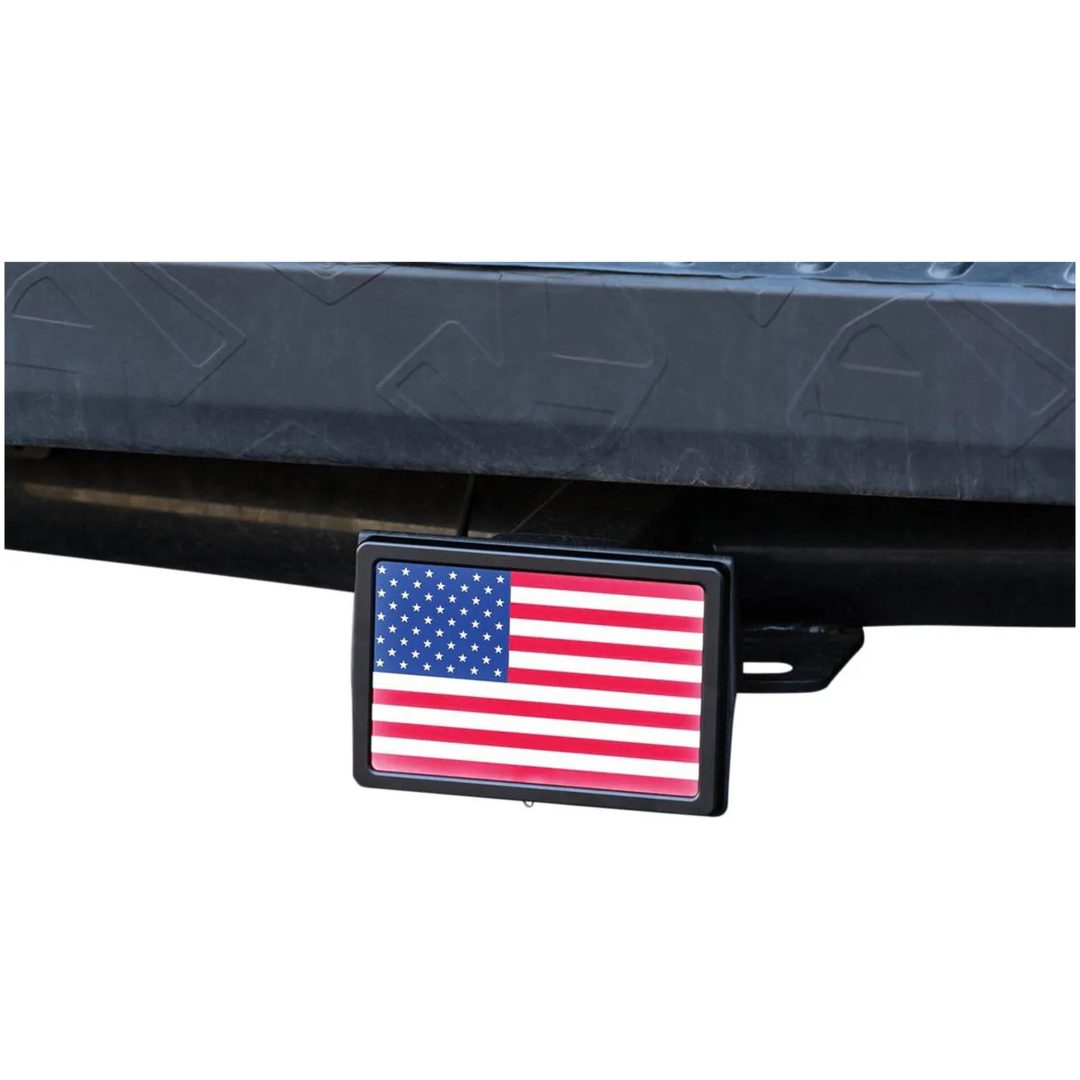Dragkrokslock Freedom Flag Led Receiver KURYAKYN Dragkroksskydd – bild 2