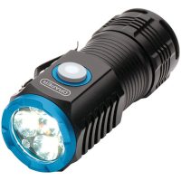 DRAPER LED Rechargeable Pocket Torch - 3 x 8W / 1800 Lumens
