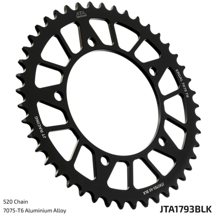 Drev Aluminium Ultra-Light Svart JT SPROCKETS – bild 2
