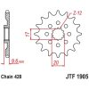 Drev Fram 1905 - 428 Stål Standard JT SPROCKETS – miniatyr 1
