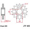 Drev Fram 405 - 525 JT SPROCKETS – miniatyr 2
