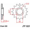 Drev Fram 520 JT SPROCKETS – miniatyr 2