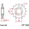 Drev Fram Ljudlös Stål JT SPROCKETS – miniatyr 1