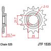 Drev Fram Ljudlös Stål JT SPROCKETS – miniatyr 2