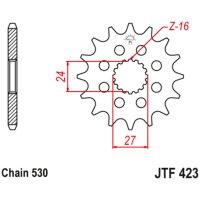 Drev Fram Ljudlös Stål JT SPROCKETS