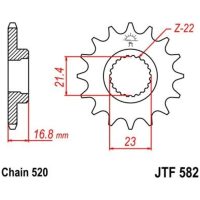 Drev Fram Ljudlös Stål JT SPROCKETS