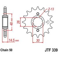 Drev Fram Ljudlös Stål JT SPROCKETS