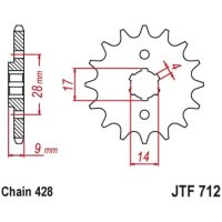 Drev Fram Standard Stål JT SPROCKETS