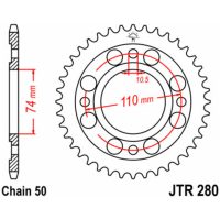 Drev Stål Standard JT SPROCKETS