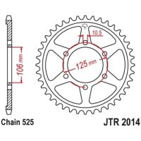 Drev Standard 2014 Stål JT SPROCKETS