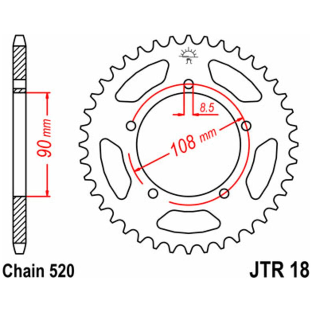 Drev Standard JT SPROCKETS