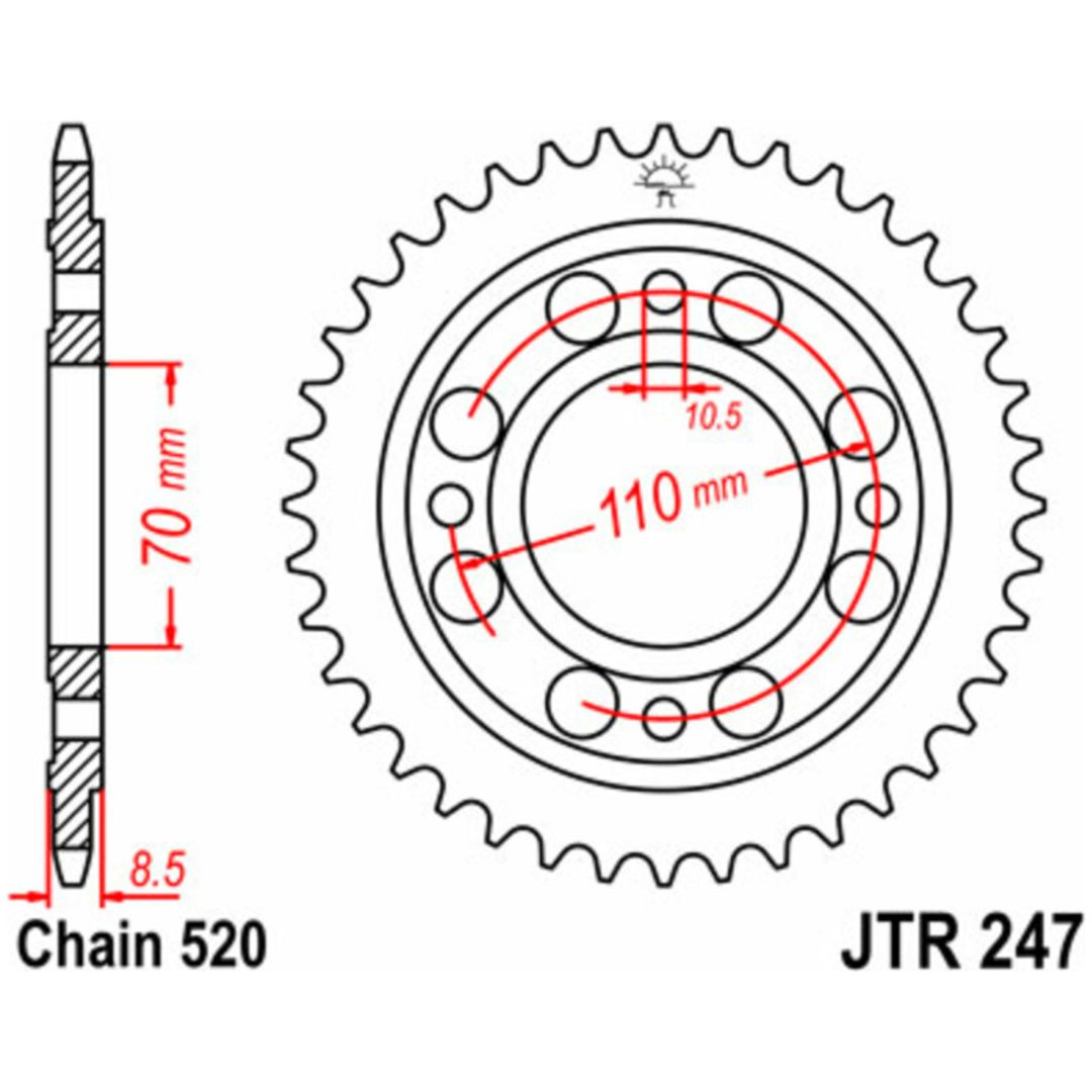 Drev Standard JT SPROCKETS