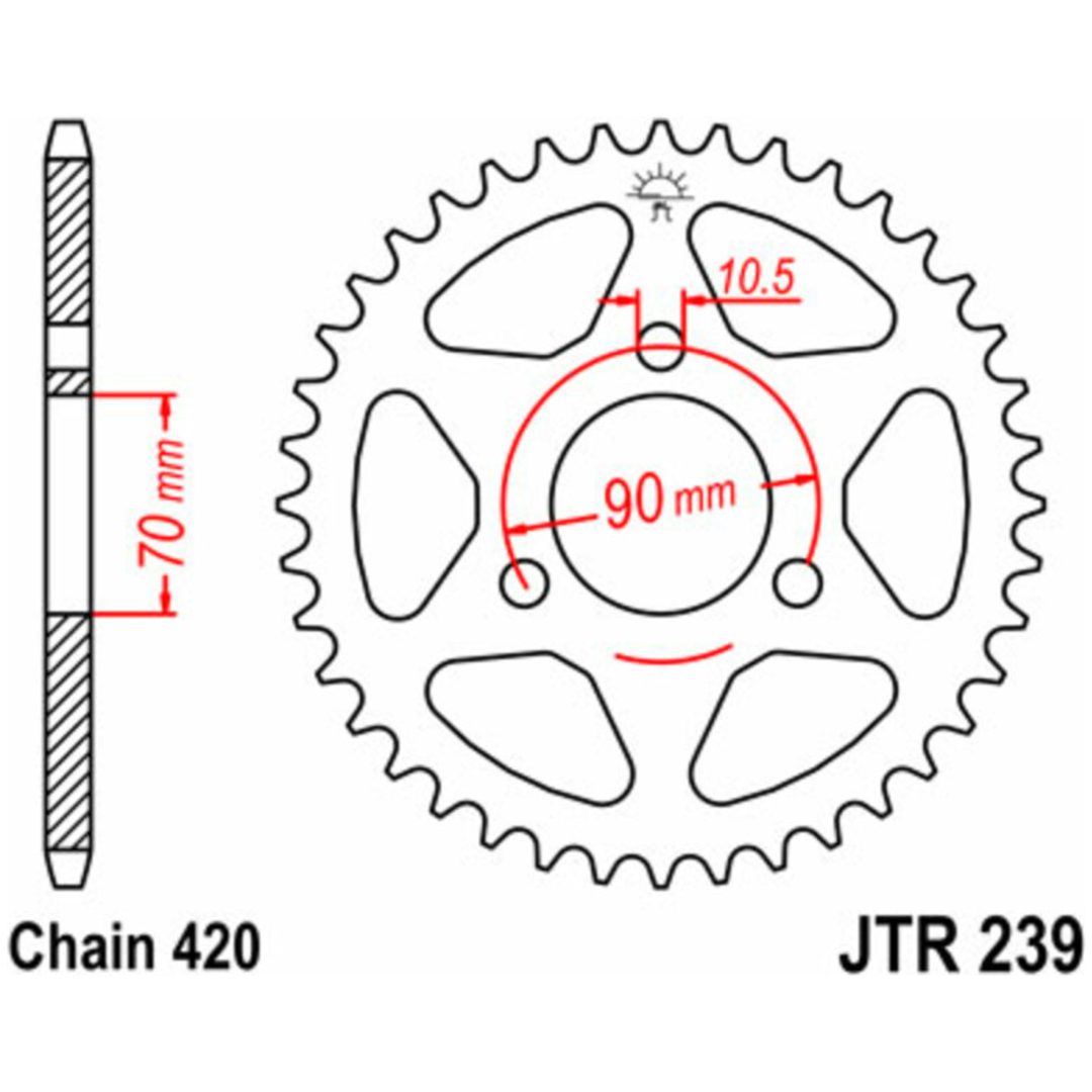 Drev Standard Stål JT SPROCKETS