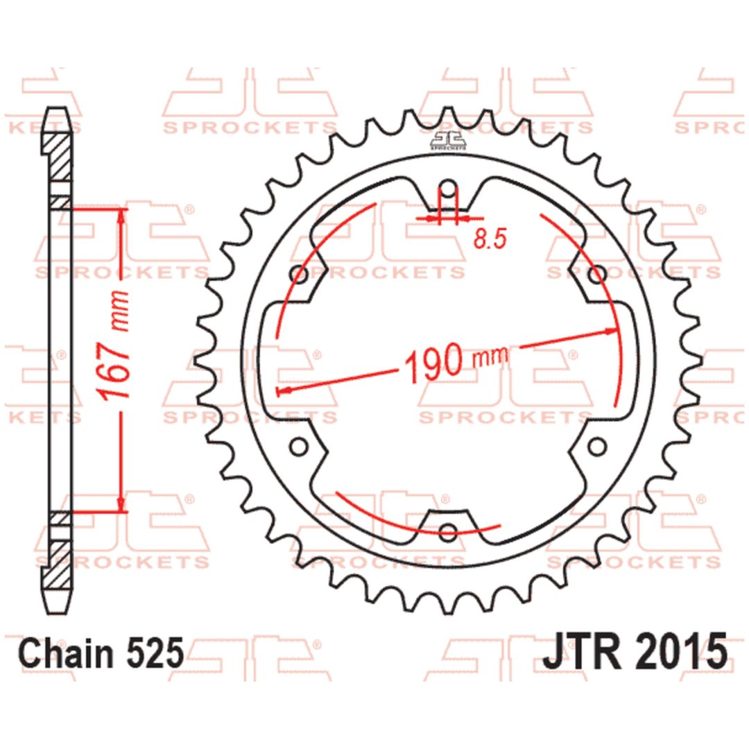 Drev Standard Stål JT SPROCKETS