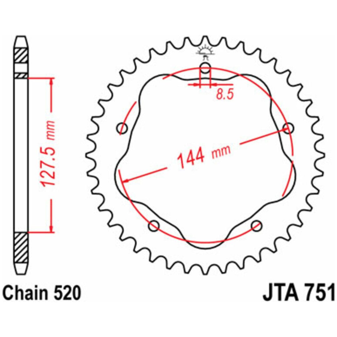 Drev Standard Stål JT SPROCKETS