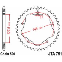 Drev Standard Stål JT SPROCKETS
