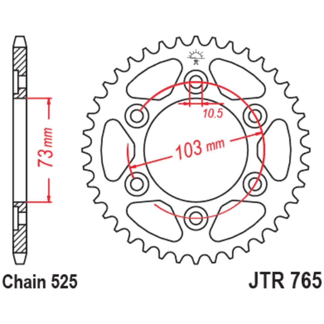 Drev Standard Stål JT SPROCKETS