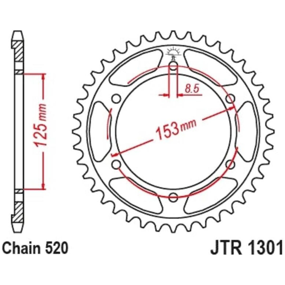 Drev Standard Stål JT SPROCKETS