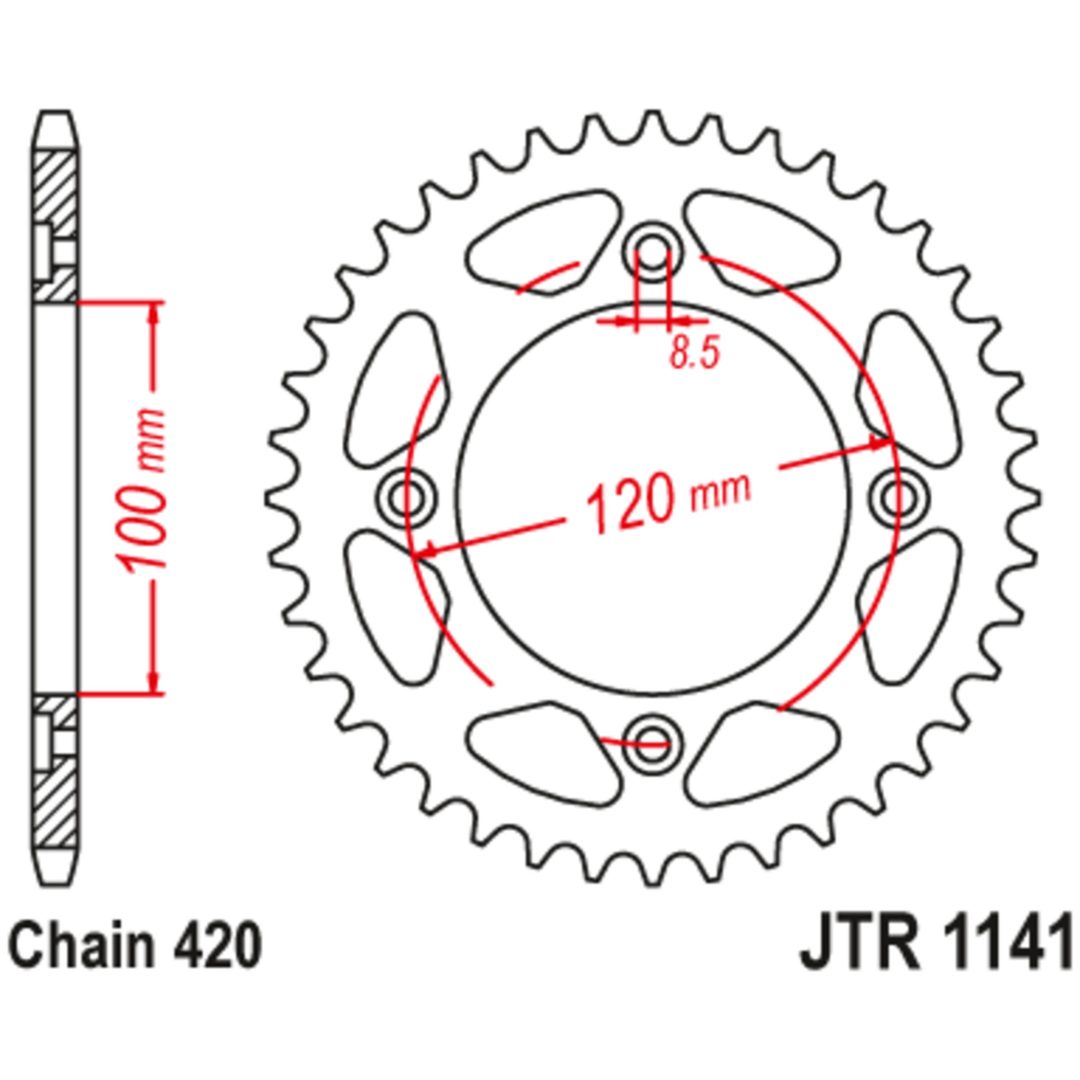 Drev Standard Stål JT SPROCKETS