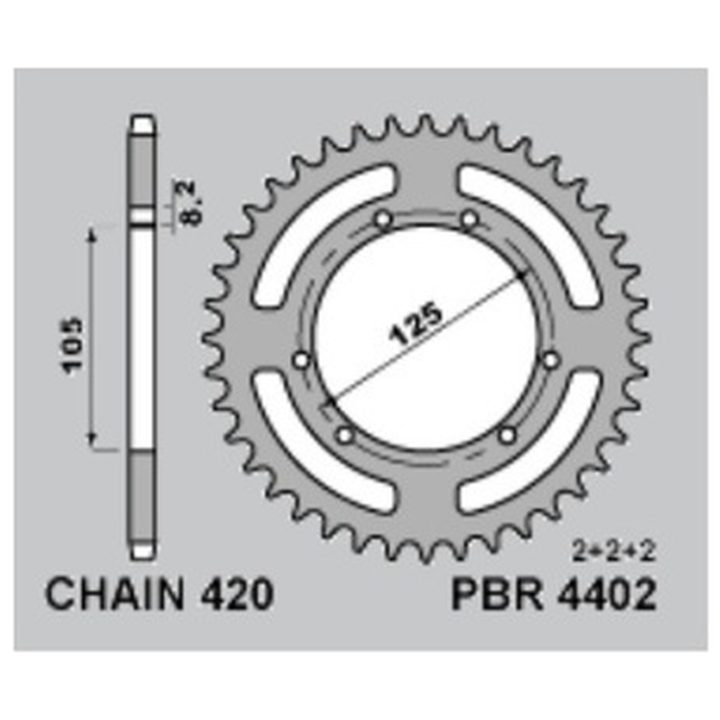 Drev Standard Stål PBR – bild 2