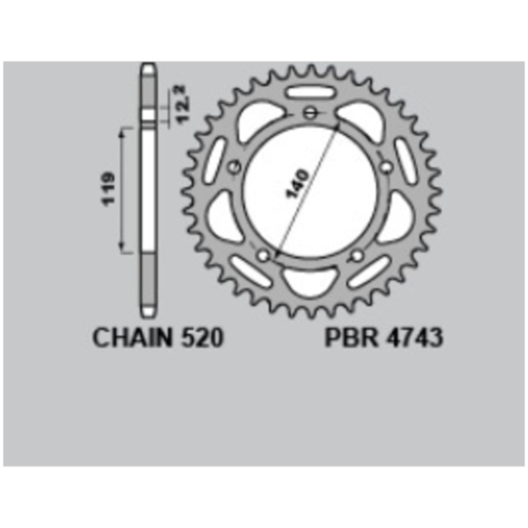 Drev Ultra-Light Aluminium Hard Anodized PBR
