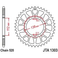 Drev Ultra-Light Svart JT SPROCKETS