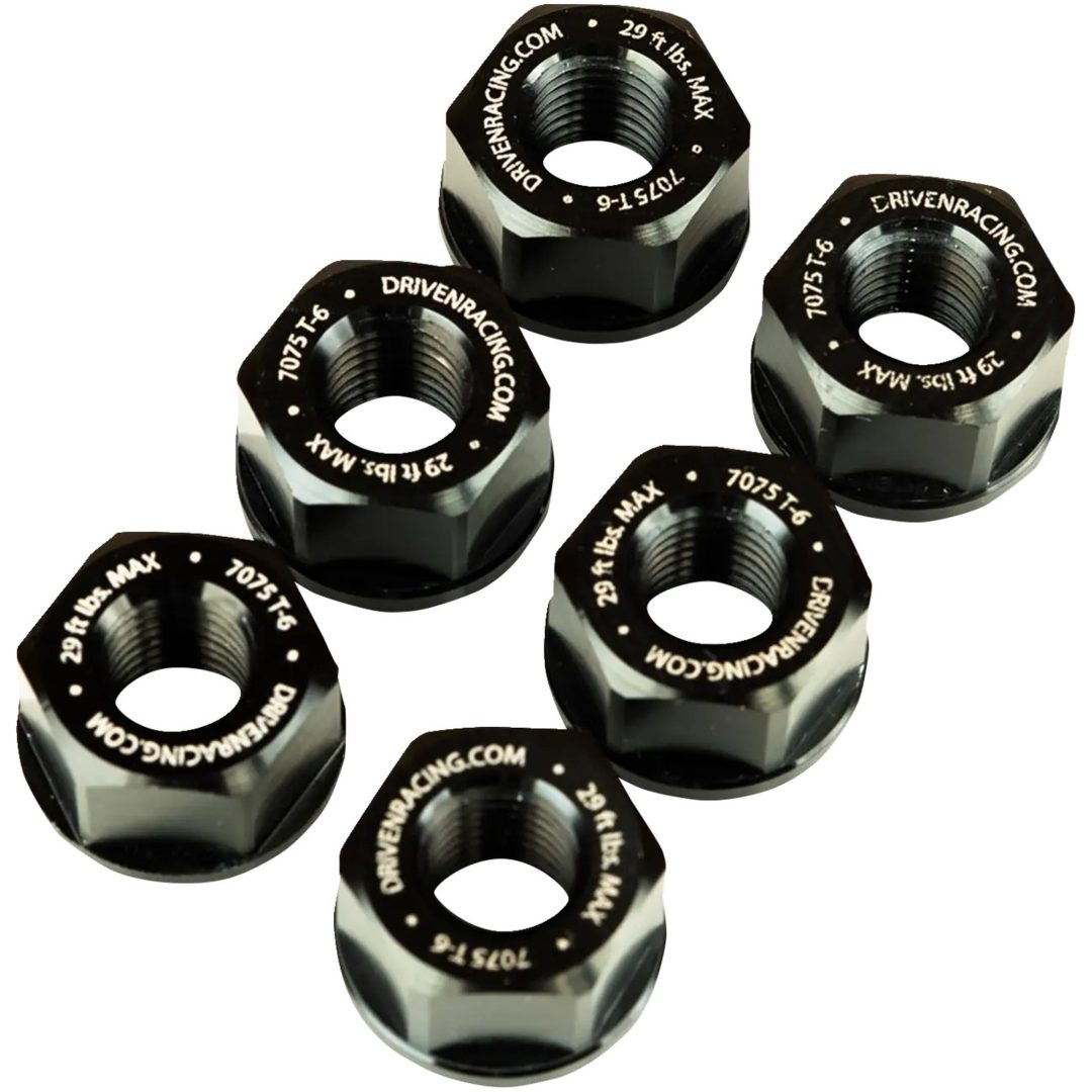 Drevmutter 10mm DRIVEN RACING Svart 10mm – bild 2