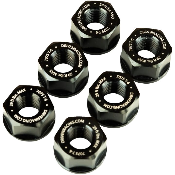 Drevmutter 10mm DRIVEN RACING Svart 10mm – bild 2