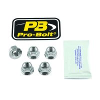 Drevmuttrar Rostfritt Stål Silver PRO BOLT