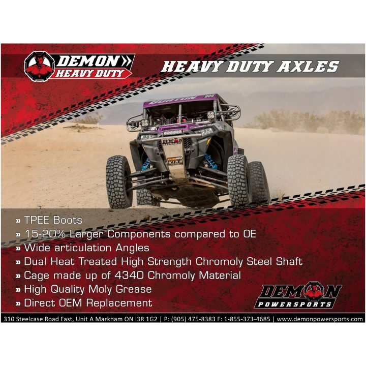 Drivaxel HEAVY DUTY DEMON Höger Fram – bild 5