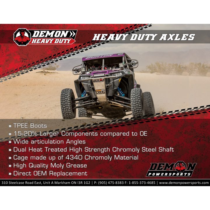 Drivaxel HEAVY DUTY DEMON Vänster Fram/Höger Fram – bild 2