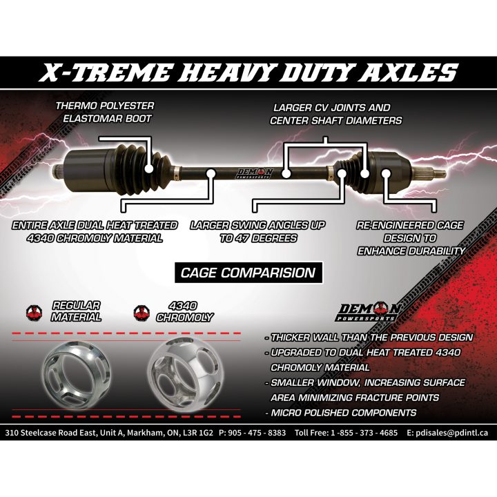 Drivaxel X-TREME HD DEMON Höger Bak – bild 3