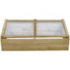 Drivbänk 2 st impregnerad furu vidaXL 100 x 50 x 35 cm – miniatyr 4