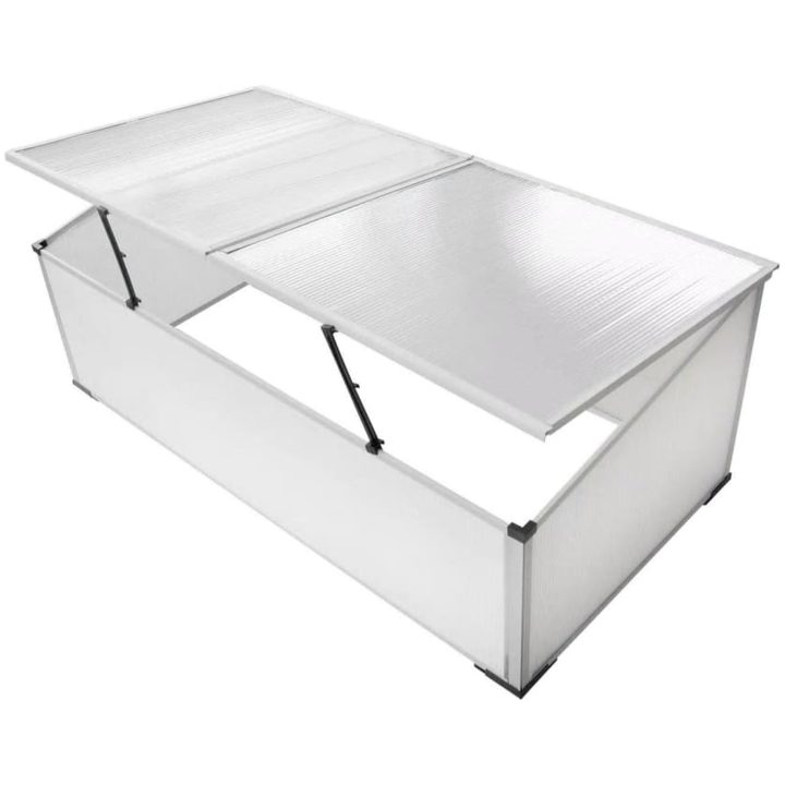 Drivbänk med 2 lock utan golv vidaXL 109 x 41 x 56 cm – bild 2