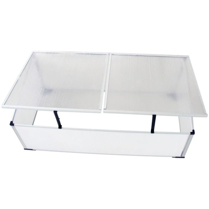Drivbänk med 2 lock utan golv vidaXL 109 x 41 x 56 cm – bild 5