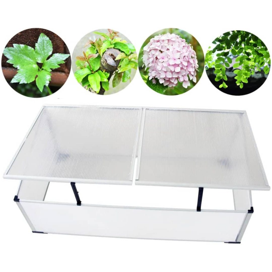 Drivbänk med 2 lock utan golv vidaXL 109 x 41 x 56 cm – bild 6