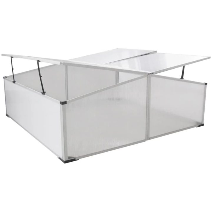 Drivbänk med 4 lock 108x110x41 cm vidaXL 108 x 41 x 110 cm – bild 2