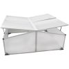 Drivbänk med 4 lock 108x110x41 cm vidaXL 108 x 41 x 110 cm – miniatyr 3