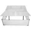 Drivbänk med 4 lock 108x110x41 cm vidaXL 108 x 41 x 110 cm – miniatyr 4