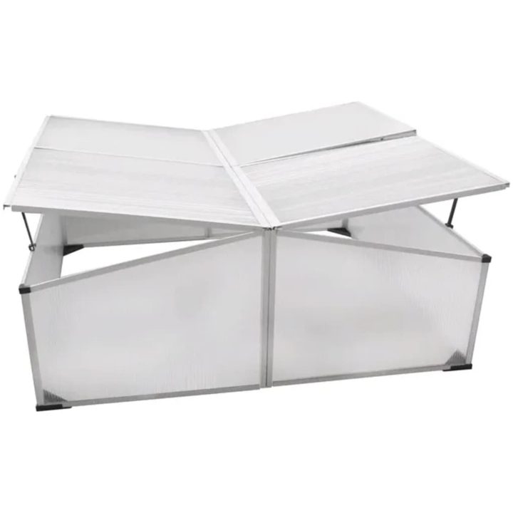 Drivbänk med 4 lock 108x110x41 cm vidaXL 108 x 41 x 110 cm – bild 5