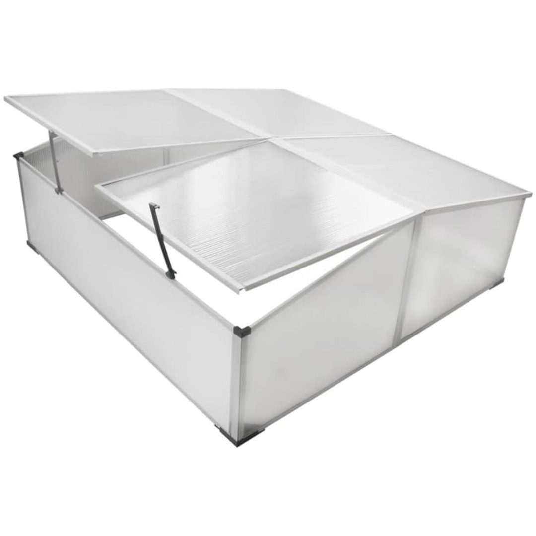 Drivbänk med 4 lock 108x110x41 cm vidaXL 108 x 41 x 110 cm