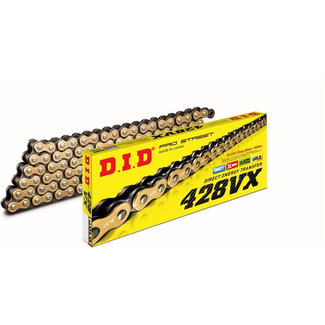 Drivkedja VX Series X-Ring Guld Stål DID