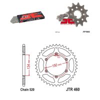 Drivpaket Förstärkt/självrengörande JT CHAINS