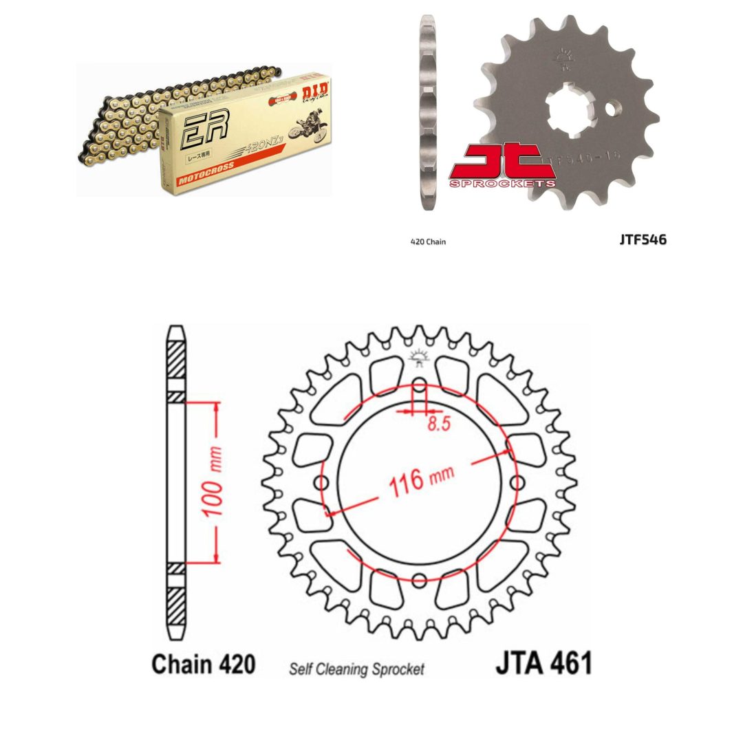 Drivpaket Förstärkt/standard AFAM 520MX6 13/50