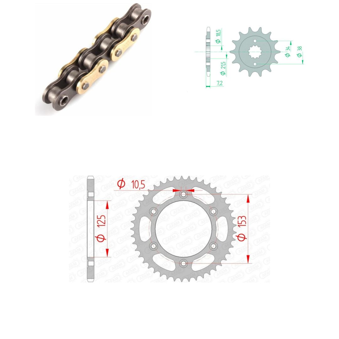 Drivpaket Förstärkt/standard AFAM 520XRR3 13/40