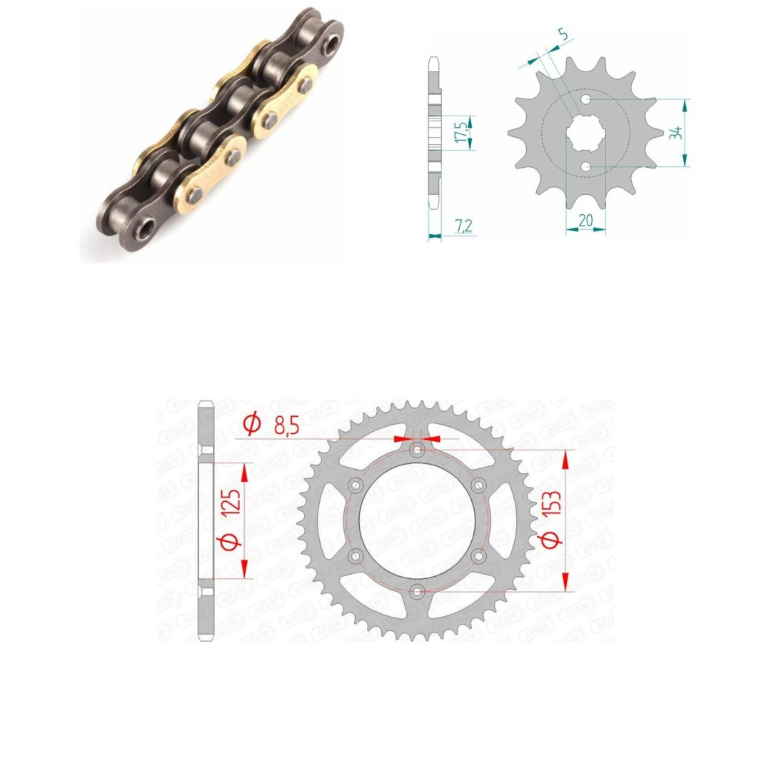 Drivpaket Förstärkt/standard AFAM 520XRR3 13/50